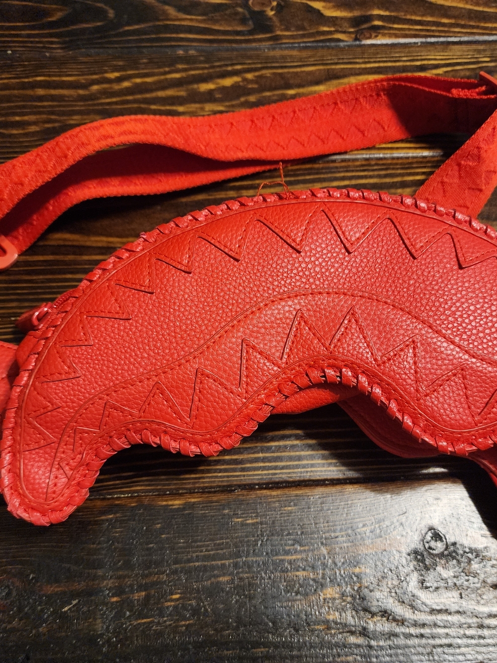Sprayground Red Crescent Shoulder Bag